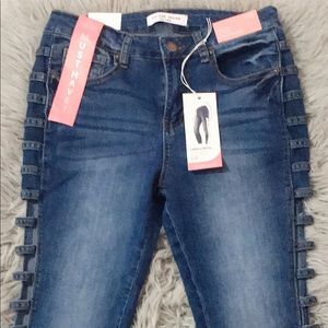 High  rise skinny jeans